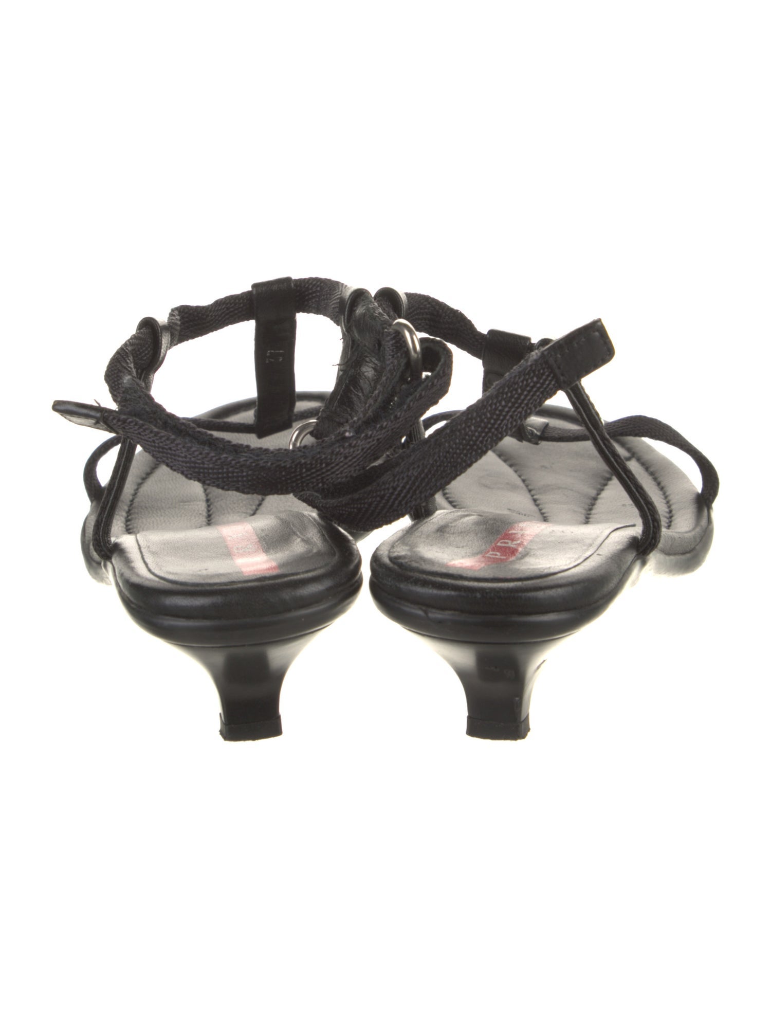 Prada Sport T-Strap Sandals